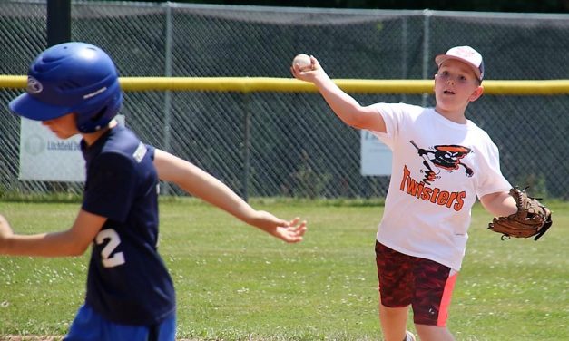 Twister Clinic teaches the basics of baseball