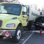 Monday mayhem: Pickup slams oil truck